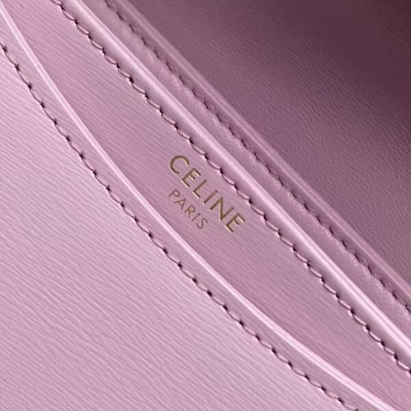 10L063ETZ-25TL (4) CELINE MINI BESACE CLEA in SHINY CALFSKIN PINK