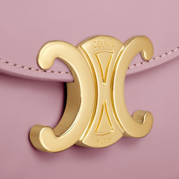 10L063ETZ-25TL (5) CELINE MINI BESACE CLEA in SHINY CALFSKIN PINK