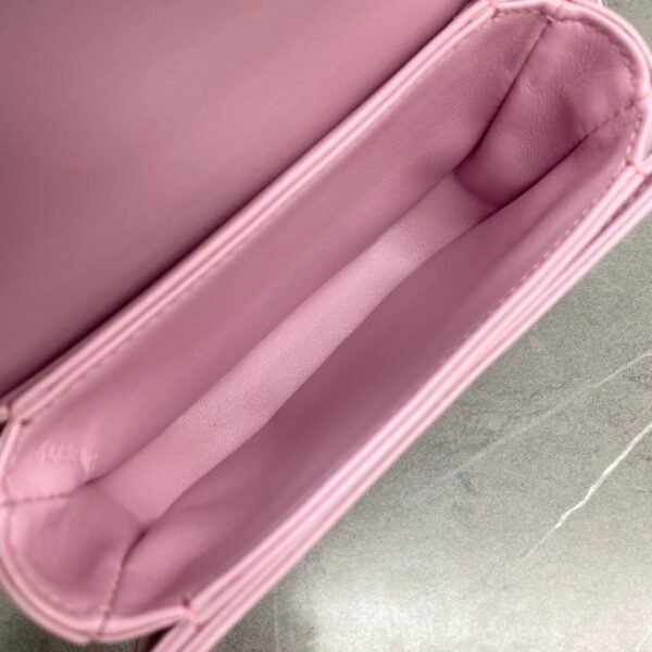 10L063ETZ-25TL (6) CELINE MINI BESACE CLEA in SHINY CALFSKIN PINK