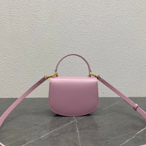 10L063ETZ-25TL (7) CELINE MINI BESACE CLEA in SHINY CALFSKIN PINK