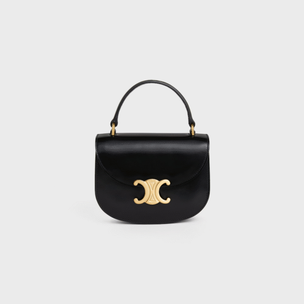 CELINE SHINY CALFSKIN IN SHINY CALFSKIN BLACK