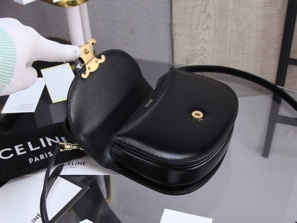 CELINE SHINY CALFSKIN IN SHINY CALFSKIN BLACK