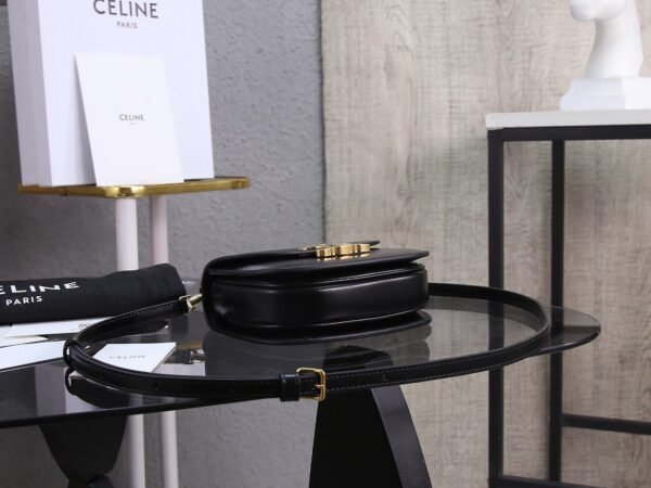 CELINE SHINY CALFSKIN IN SHINY CALFSKIN BLACK