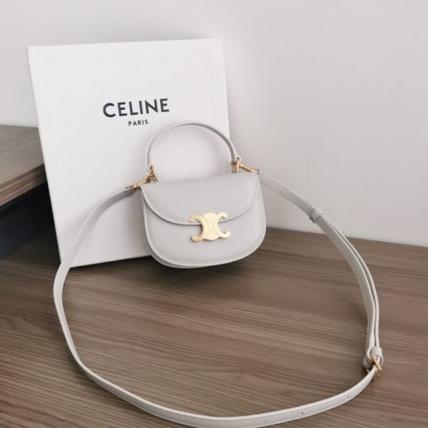 Celine MINI BESACE CLEA in PATENT CALFSKIN