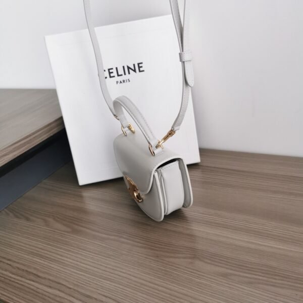 Celine MINI BESACE CLEA in PATENT CALFSKIN
