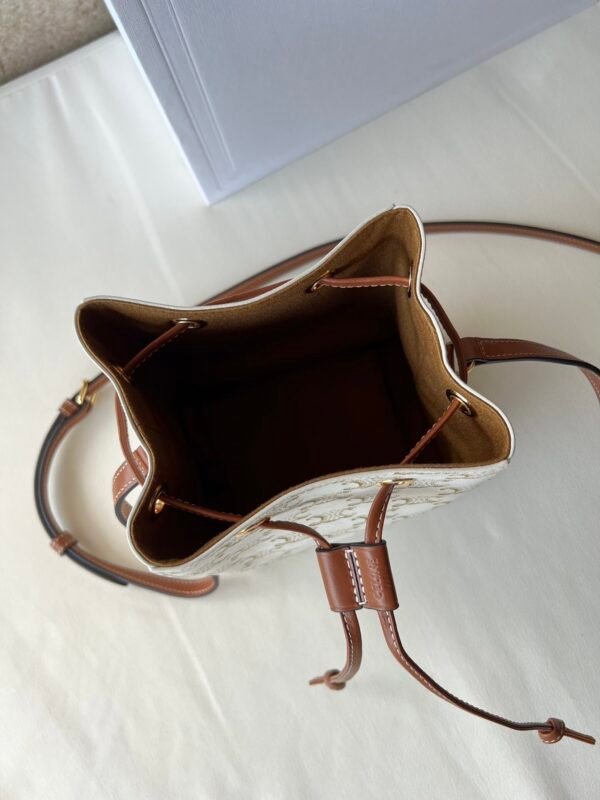 CELINE MICRO SAILOR IN TRIOMPHE CANVAS AND CALFSKIN