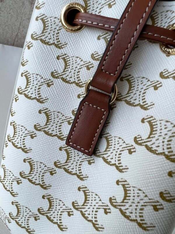 CELINE MICRO SAILOR IN TRIOMPHE CANVAS AND CALFSKIN