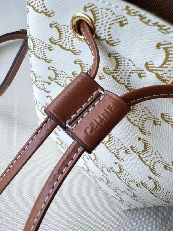 CELINE MICRO SAILOR IN TRIOMPHE CANVAS AND CALFSKIN