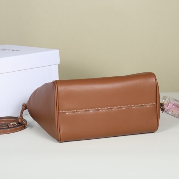 CELINE SMALL CABAS DRAWSTRING CUIR TRIOMPHE IN SMOOTH CALFSKIN - TAN