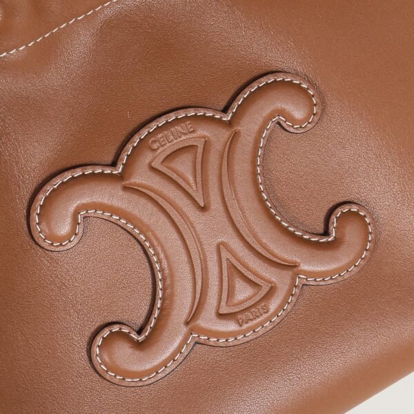 CELINE SMALL CABAS DRAWSTRING CUIR TRIOMPHE IN SMOOTH CALFSKIN - TAN