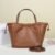 CELINE SMALL CABAS DRAWSTRING CUIR TRIOMPHE IN SMOOTH CALFSKIN - TAN