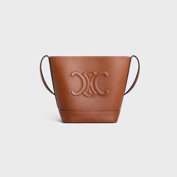 CELINE SMALL BUCKET CUIR TRIOMPHE IN Smooth Calfskin