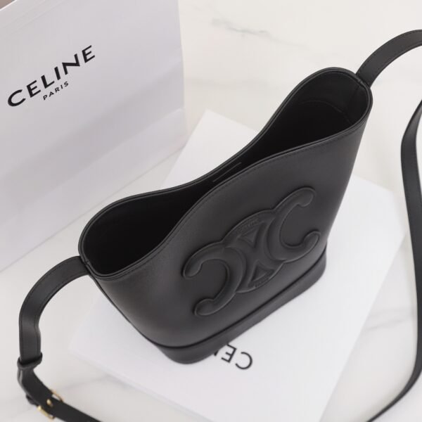 CELINE SMALL BUCKET CUIR TRIOMPHE IN Smooth Calfskin