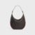CELINE MEDIUM HELOÏSE BAG IN TRIOMPHE CANVAS AND CALFSKIN BROWN+BLACK