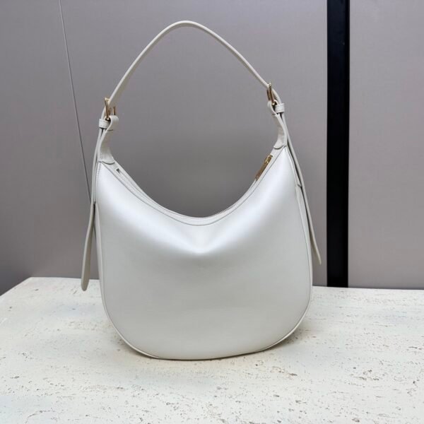 CELINE MEDIUM HELOÏSE BAG IN SUPPLE GRAINED CALFSKIN WHITE