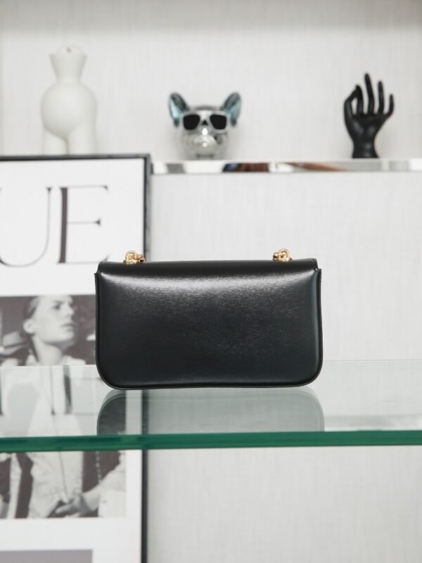 115203BF4-38NO (7) Celine CHAIN SHOULDER BAG CLAUDE IN shiny calfskin