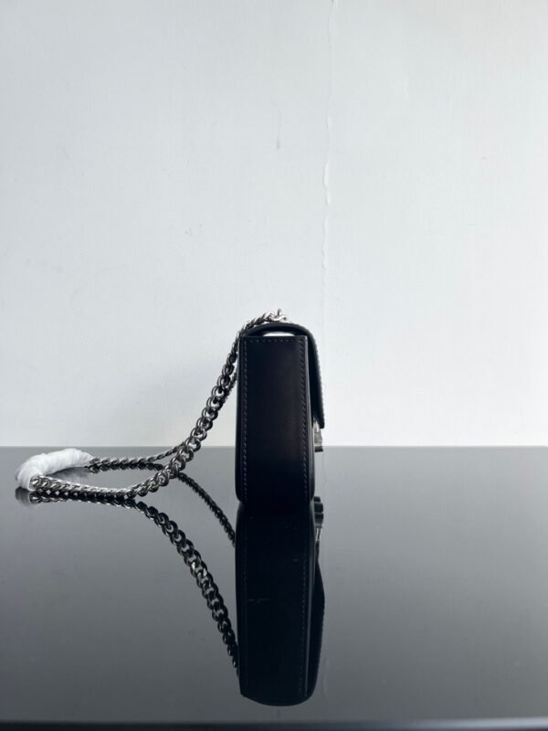 115203BF4-38SI (8) Celine CHAIN SHOULDER BAG CLAUDE IN SHINY CALFSKIN