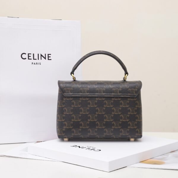 CELINE TEEN NINO BAG IN Triomphe Canvas - TAN