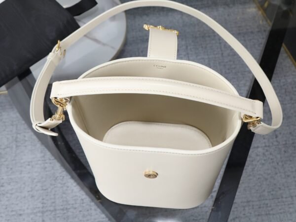 119173FX9-01RC (1) CELINE SMALL BUCKET LOUISE IN SMOOTH CALFSKIN