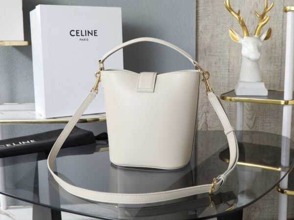 119173FX9-01RC (5) CELINE SMALL BUCKET LOUISE IN SMOOTH CALFSKIN