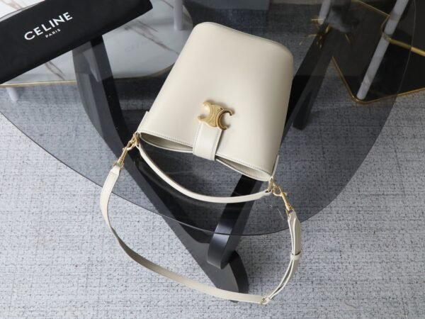 119173FX9-01RC (6) CELINE SMALL BUCKET LOUISE IN SMOOTH CALFSKIN