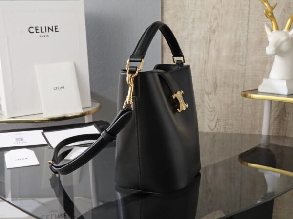 119173FX9-38NO (5) CELINE SMALL BUCKET LOUISE IN SMOOTH CALFSKIN