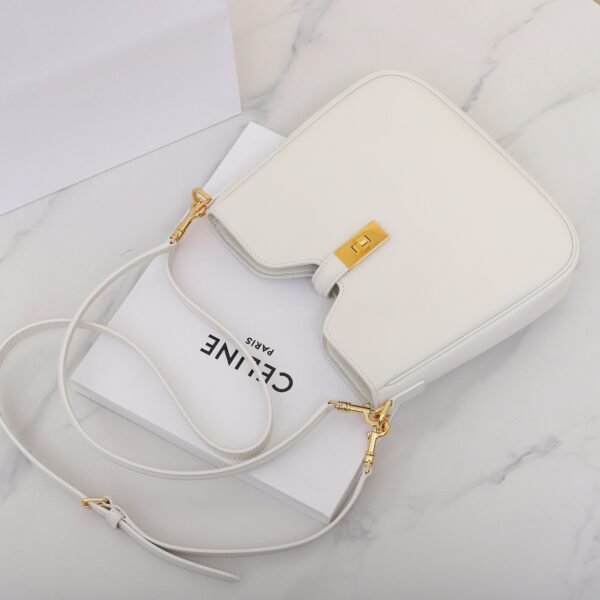 120693FX9-01RC (2) Celine SMALL CAMILLE 16 SOFT BAG IN SMOOTH CALFSKIN