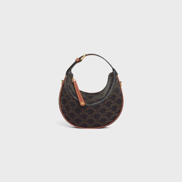 120722FQM-04LU (1) Teen Celine Lulu IN TRIOMPHE CANVAS AND CALFSKIN