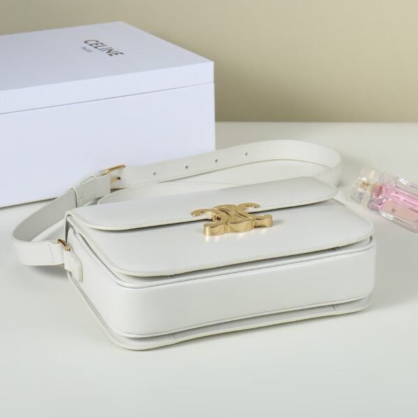 Celine CLASSIQUE TRIOMPHE BAG IN shiny calfskin