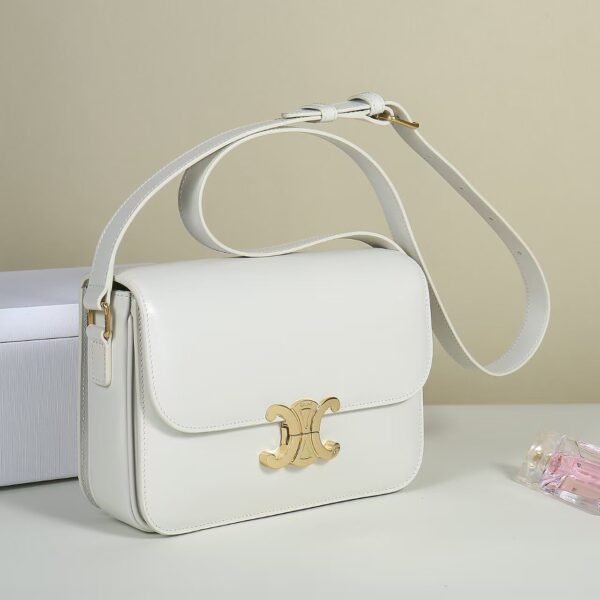 Celine CLASSIQUE TRIOMPHE BAG IN shiny calfskin