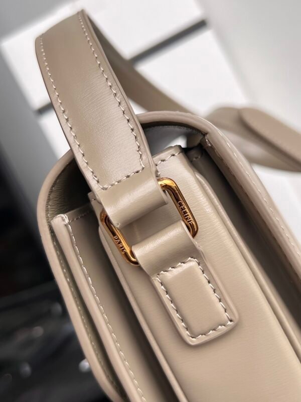 Celine CLASSIQUE TRIOMPHE BAG IN shiny calfskin