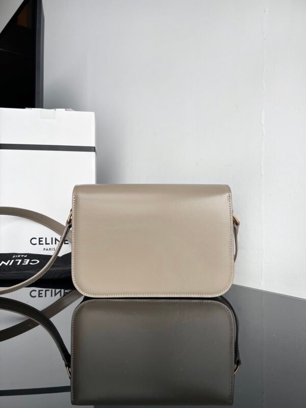 Celine CLASSIQUE TRIOMPHE BAG IN shiny calfskin