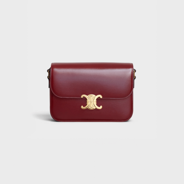 Celine CLASSIQUE TRIOMPHE BAG IN shiny calfskin