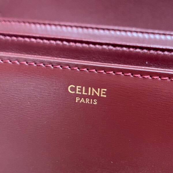 Celine CLASSIQUE TRIOMPHE BAG IN shiny calfskin