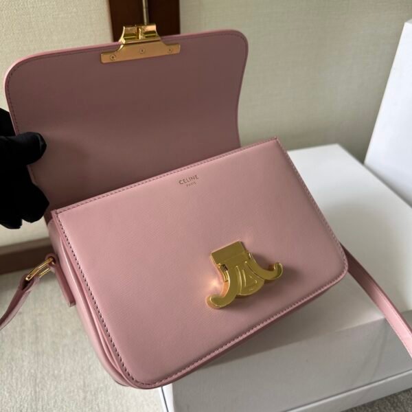 Celine Teen Triomphe Bag in shiny calfskin