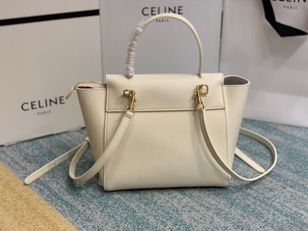 CELINE NANO BELT BAG IN GRAINED CALFSKIN - Apricot color