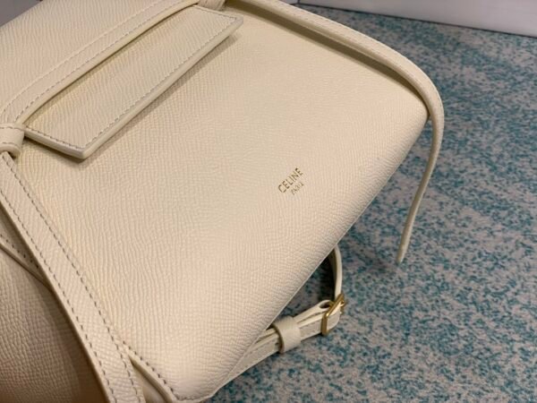CELINE NANO BELT BAG IN GRAINED CALFSKIN - Apricot color
