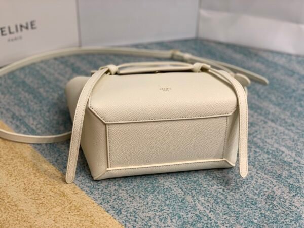 CELINE NANO BELT BAG IN GRAINED CALFSKIN - Apricot color