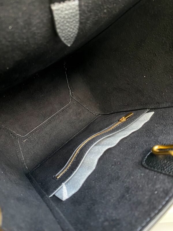 189303AH4-38NO (8) Celine Sangle Small Bucket bag in soft grained calfskin