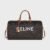 191472CYX-04LU (1) Celine Large Travel Bag IN Triomphe Canvas with Celine Print