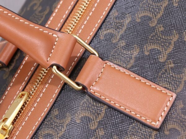 191472CYX-04LU (6) Celine Large Travel Bag IN Triomphe Canvas with Celine Print