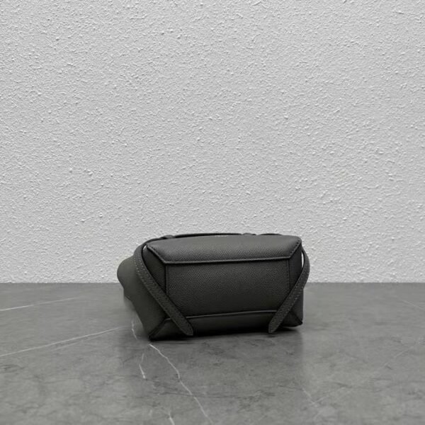 CELINE PICO BELT BAG IN GRAINED CALFSKIN - GREY