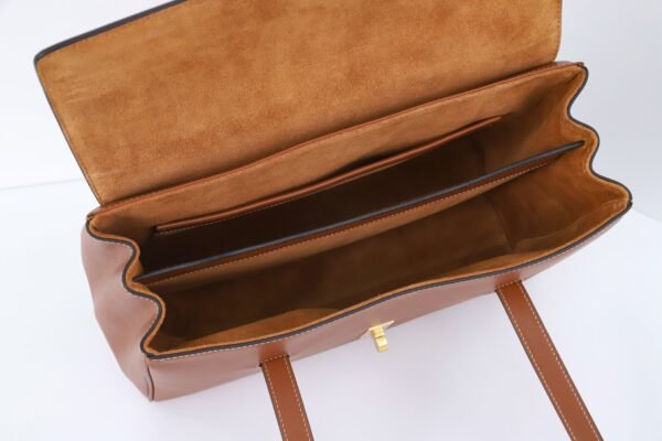 195543CR4-04LU (9) CELINE MEDIUM SOFT 16 BAG IN SUPPLE GRAINED CALFSKIN