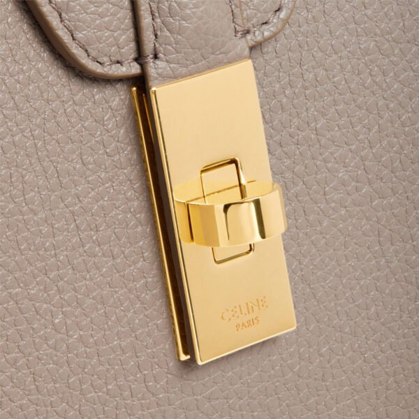 195543CR8-10BL (5) CELINE MEDIUM SOFT 16 BAG IN SUPPLE GRAINED CALFSKIN