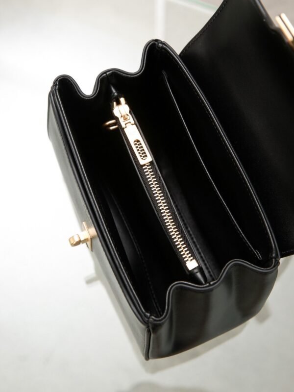 197983BEY-38NO (4) CELINE MINI 16 IN SATINATED CALFSKIN BLACK