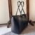 199973DU3-38NO (5) CELINE CABAS TRIOMPHE cowhide drawstring bag