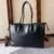 199973DU3-38NO (8) CELINE CABAS TRIOMPHE cowhide drawstring bag