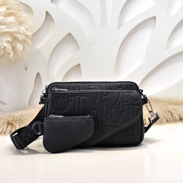 1ADPO276LLG_H00N (1) Dior Saddle Triple Pouch