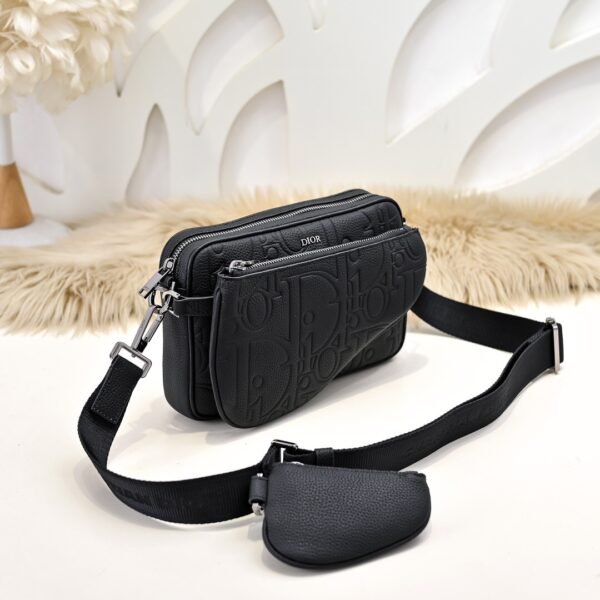 1ADPO276LLG_H00N (8) Dior Saddle Triple Pouch