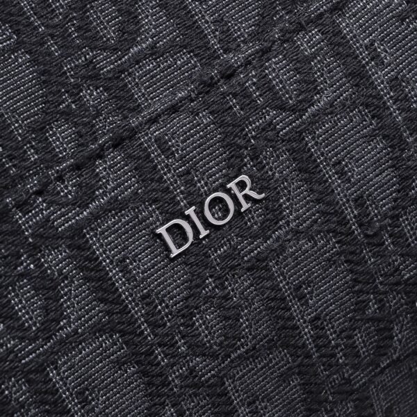 Dior 8 Backpack with Flap Black Dior Oblique Jacquard